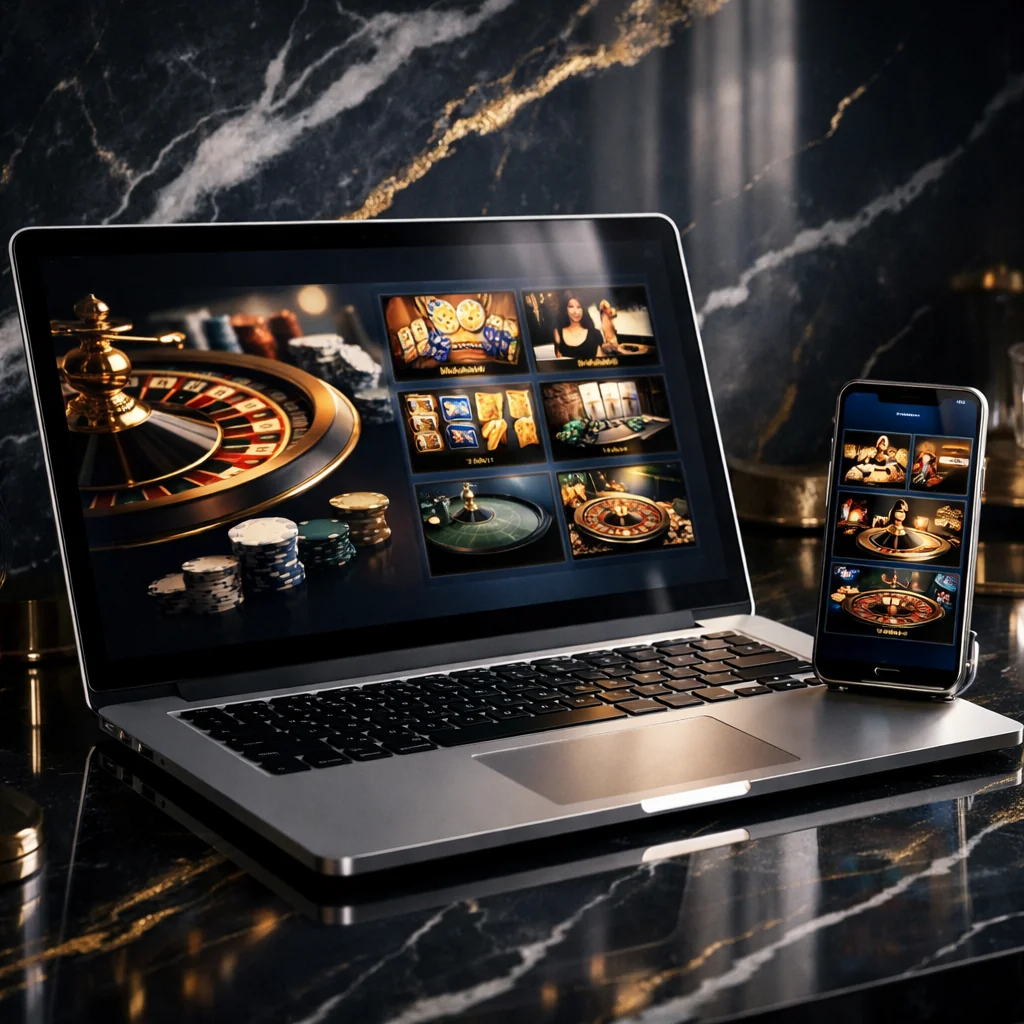 KokoBet casino weergegeven op laptop tablet en smartphone
